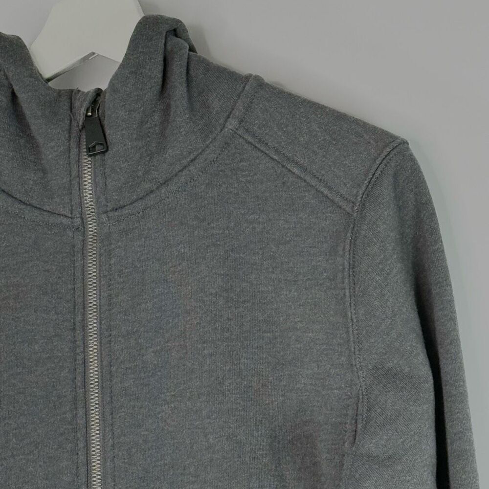 Carhartt Relaxed Fit Lined Full Zip Charcoal Gray Hi Lo Hoodie - Women’s US S (4 - Picture 3 of 12